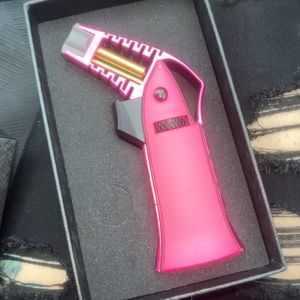 Pink new torch comes with fuel